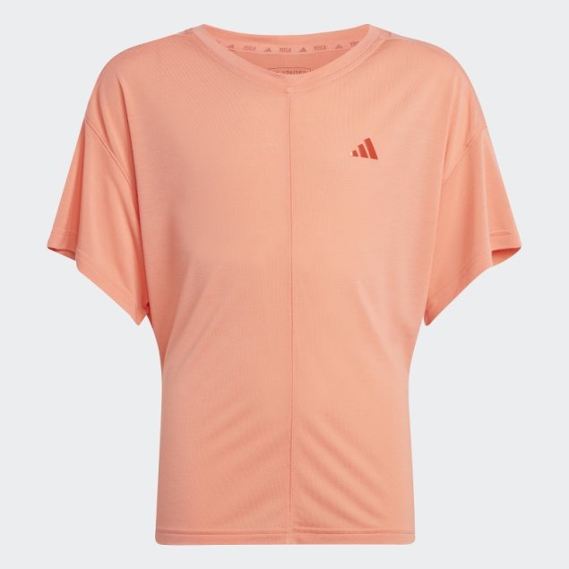 Adidas Yoga Aeroready Camiseta Suelta Coral