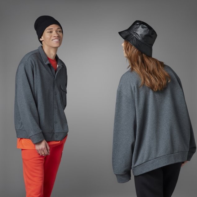 Chaqueta Adidas Valentine's Day Gris Oscuro Jaspeado