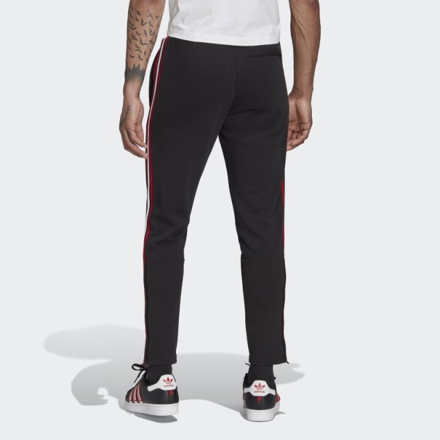 Pantalón De Chándal Negro Con 3 Rayas Adidas Manchester United Dna