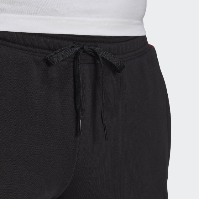 Pantalón De Chándal Negro Con 3 Rayas Adidas Manchester United Dna