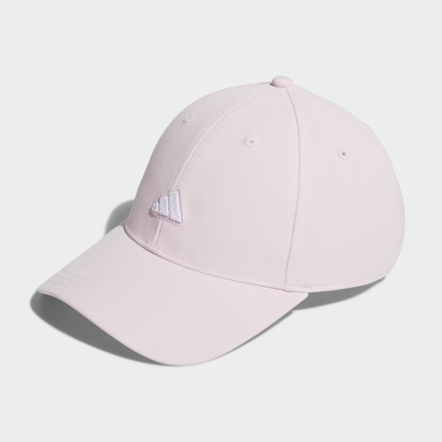Gorra Rosa Con Parche Del Logo Adidas