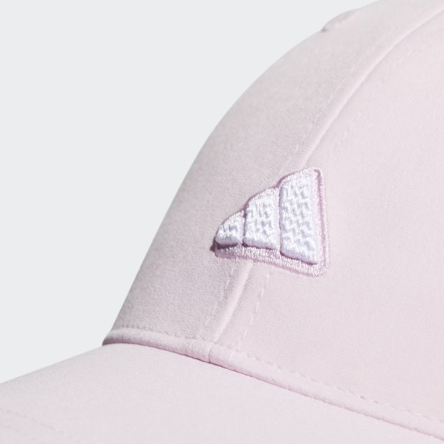 Gorra Rosa Con Parche Del Logo Adidas
