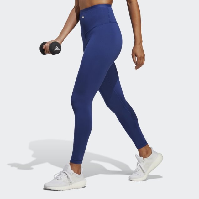 Sports Club Leggings De Cintura Alta 7/8 Adidas Victory Azul