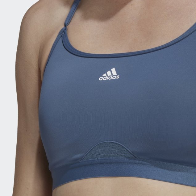 Sujetador Deportivo De Sujeción Ligera Adidas Aeroreact De Acero