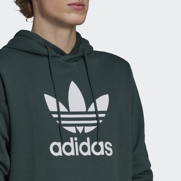 Sudadera Adidas Adicolor Classics Trefoil Verde Mineral