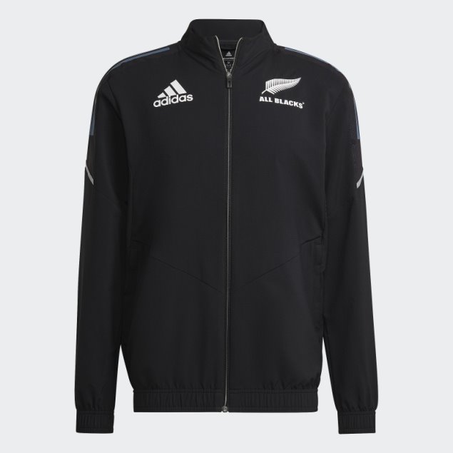 Sudadera Negra Adidas All Blacks Rugby Presentacion