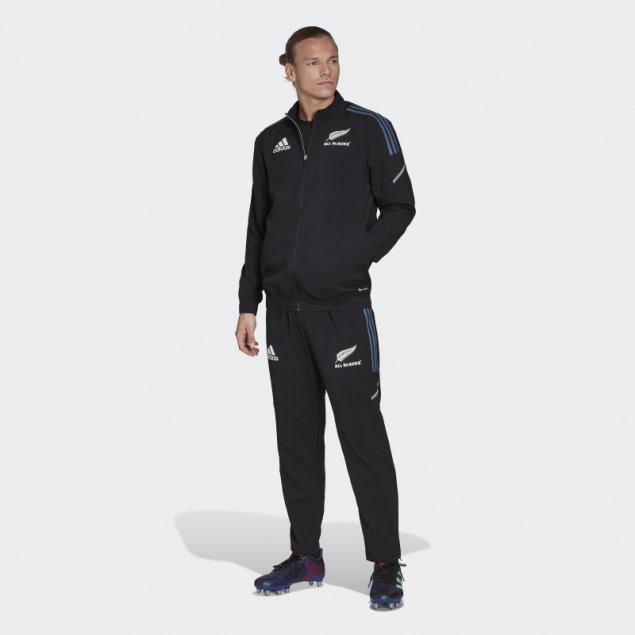 Sudadera Negra Adidas All Blacks Rugby Presentacion