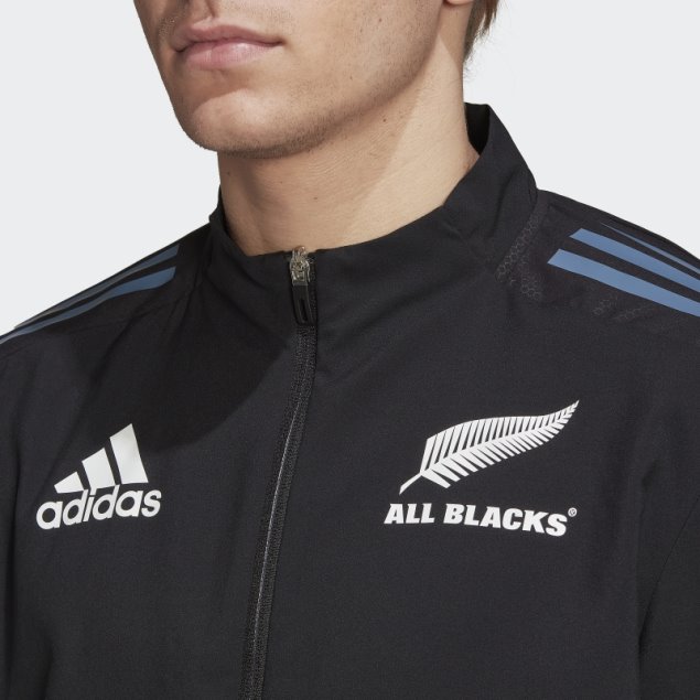 Sudadera Negra Adidas All Blacks Rugby Presentacion