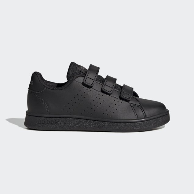 Advantage Court Lifestyle Zapatillas Con Velcro Negro Adidas