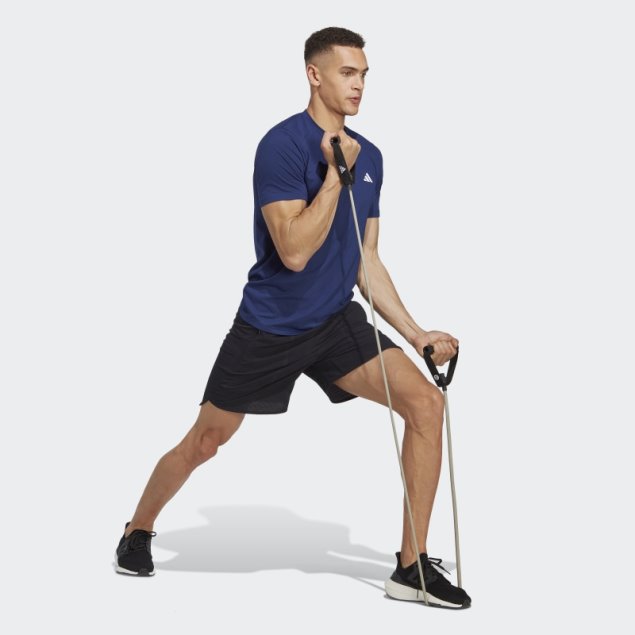 Adidas Camiseta De Entrenamiento Azul Oscuro Train Essentials Prime