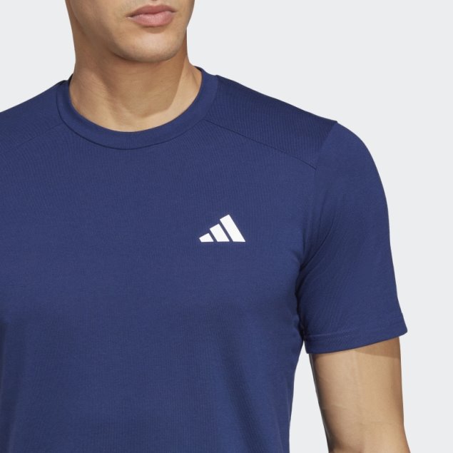 Adidas Camiseta De Entrenamiento Azul Oscuro Train Essentials Prime