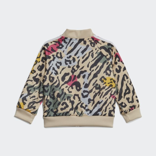 Conjunto Adidas Animal Print Sst Multicolor Moda