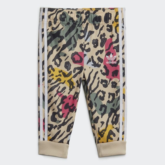 Conjunto Adidas Animal Print Sst Multicolor Moda