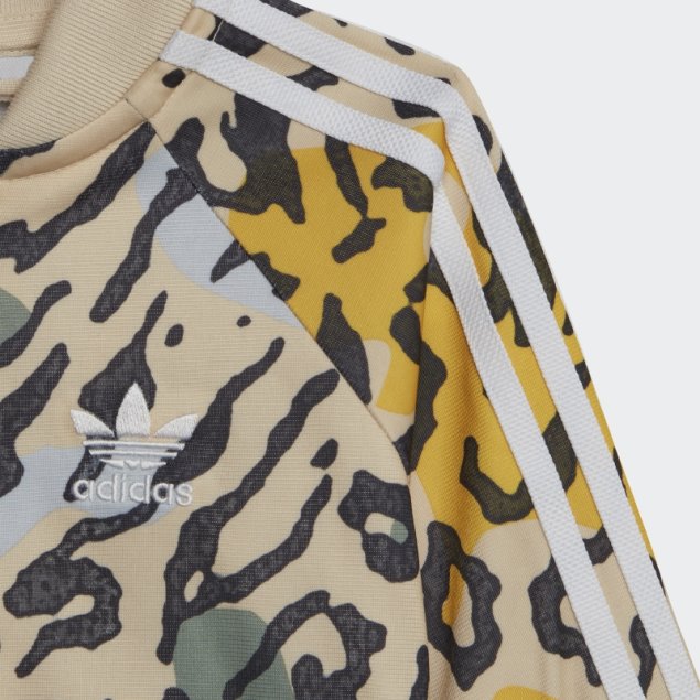 Conjunto Adidas Animal Print Sst Multicolor Moda