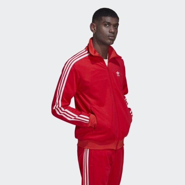 Adidas Adicolor Classics Beckenbauer Primeblue Track Top Rojo