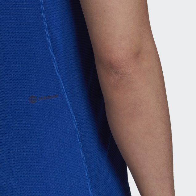 Camiseta Sin Mangas Adidas Training Front Rack Impact Azul Real