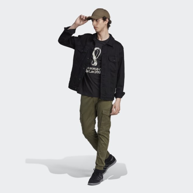 Adidas Camiseta Gráfica Copa Del Mundo De La Fifa 2022 Negra