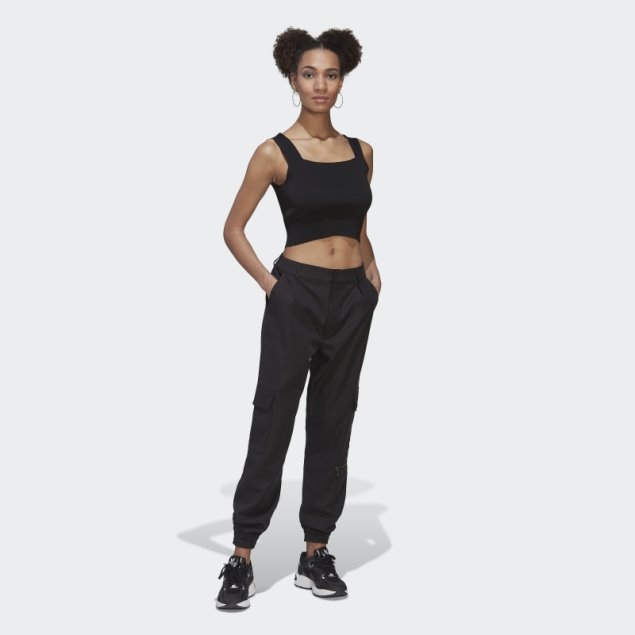 Pantalones Cargo Adicolor Contempo A Medida (género Neutral) Negro Adidas