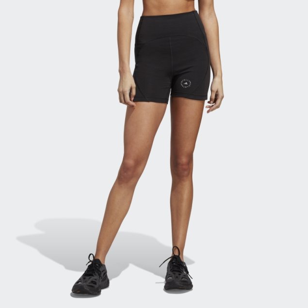 Negro Adidas By Stella Mccartney Truestrength Yoga Leggings Cortos