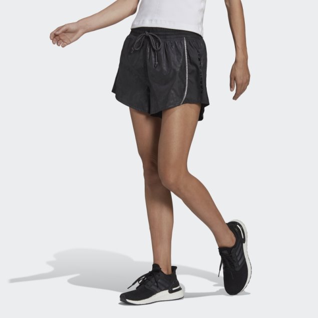 Negro Karlie Kloss X Adidas Running Shorts Gráficos