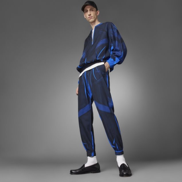 Adidas Blue Version Fabric Block Pantalones De Chándal De Fútbol Azul