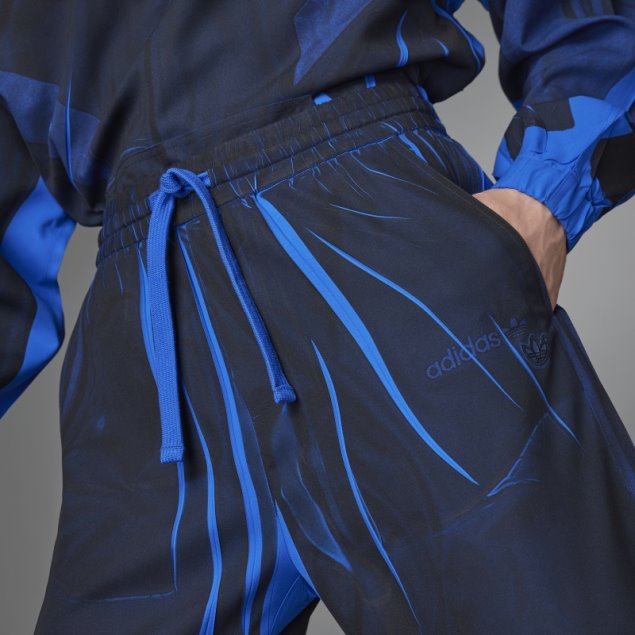 Adidas Blue Version Fabric Block Pantalones De Chándal De Fútbol Azul