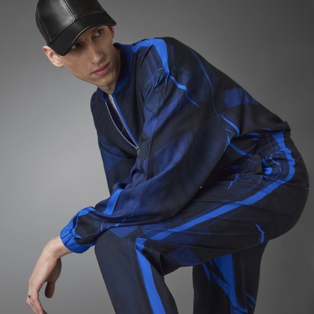 Adidas Blue Version Fabric Block Pantalones De Chándal De Fútbol Azul