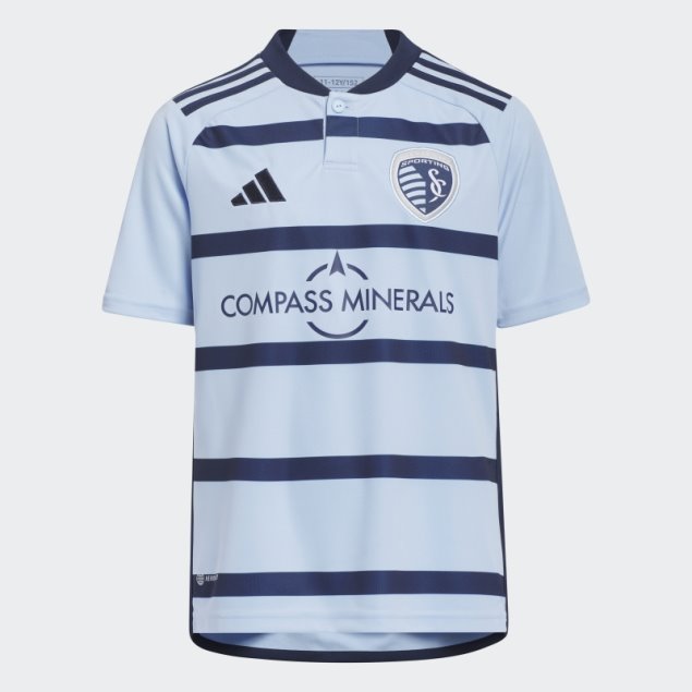 Camiseta Sporting Kansas City 23/24 Primera Equipación Azul Adidas