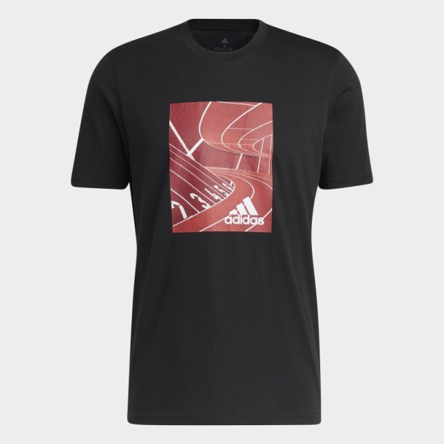 Camiseta Basics Photo Real Graphic Adidas Negra