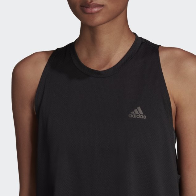 Camiseta Sin Mangas Con 3 Barras Adidas Run Icons