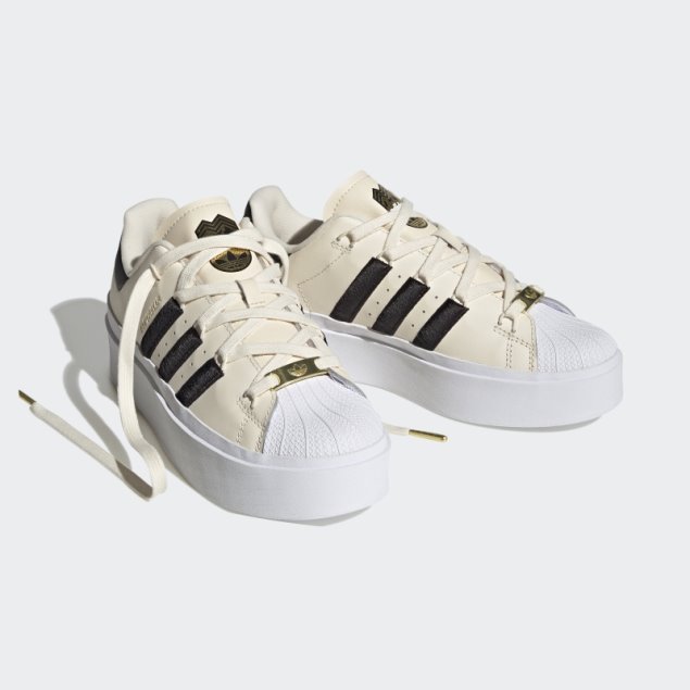 Moda Oro Metalizado Adidas Superstar Bonega Zapatos