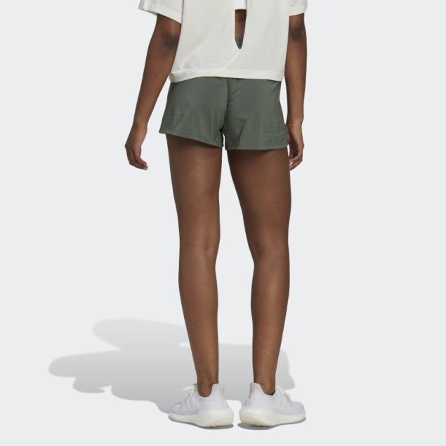 Pantalones Cortos Pacer Perforados Adidas Verde óxido