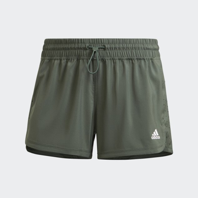 Pantalones Cortos Pacer Perforados Adidas Verde óxido