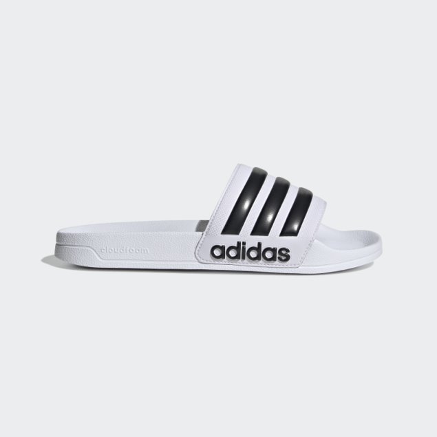 Chanclas De Ducha Adidas Adilette Blanco/negro