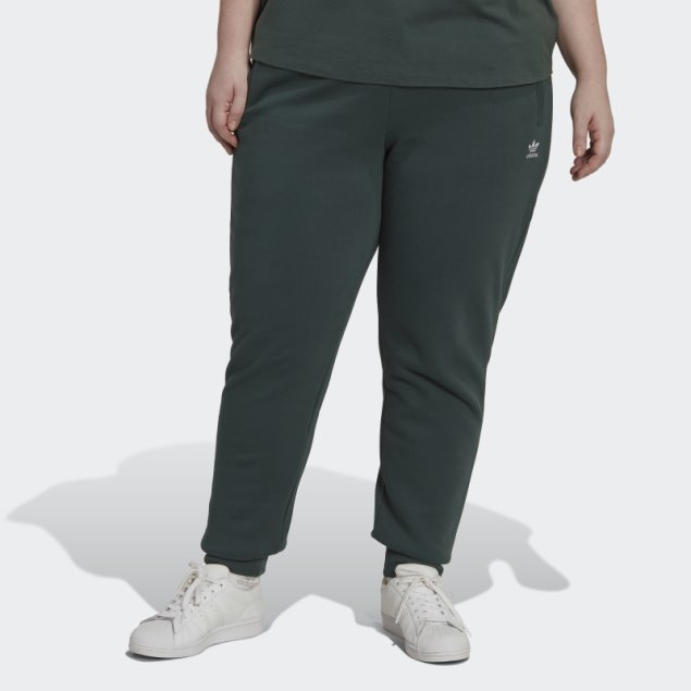 Adidas Adicolor Essentials Fleece Joggers Ajustados (tallas Grandes) Verde Mineral