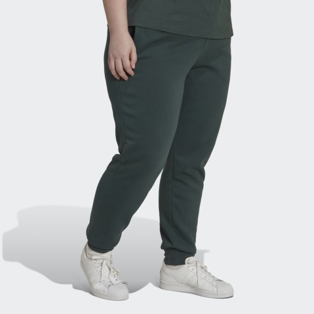 Adidas Adicolor Essentials Fleece Joggers Ajustados (tallas Grandes) Verde Mineral