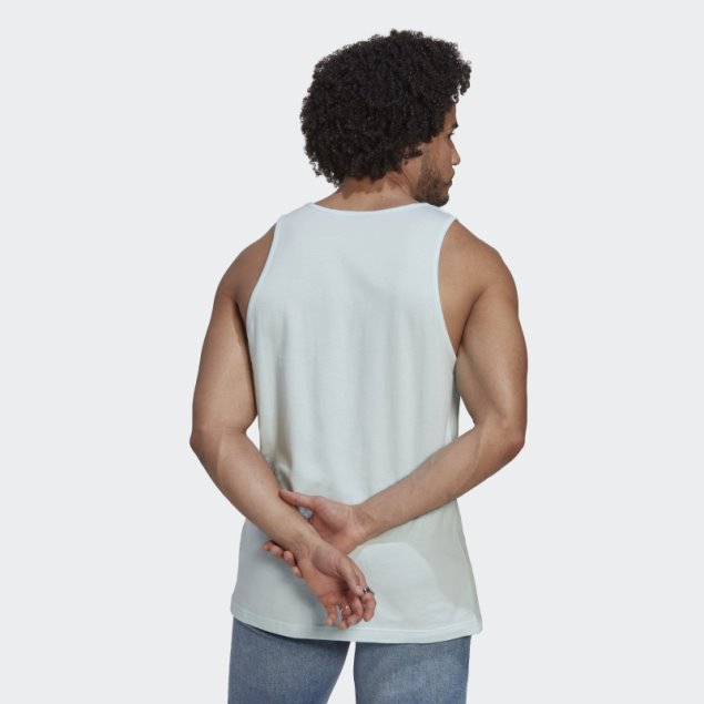 Camiseta Sin Mangas Adicolor Essentials Trefoil Azul Adidas