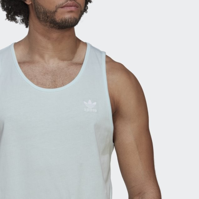 Camiseta Sin Mangas Adicolor Essentials Trefoil Azul Adidas