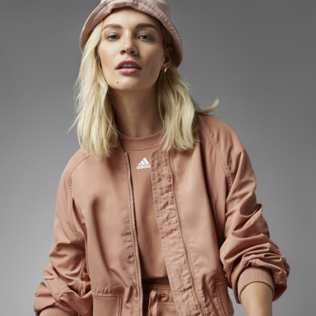 Chamarra Bomber De Arcilla Colectiva Adidas