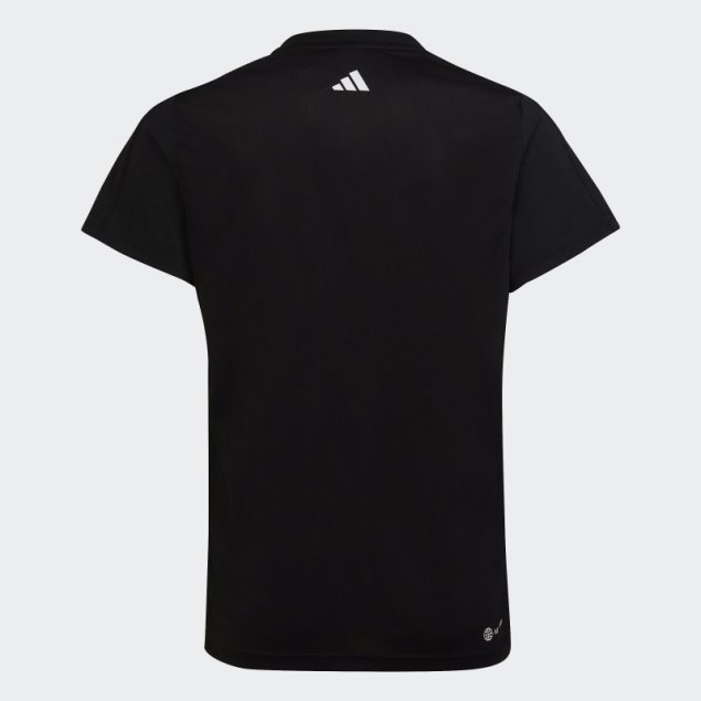 Camiseta Adidas Essentials Aeroready Regular Fit Logo Negro
