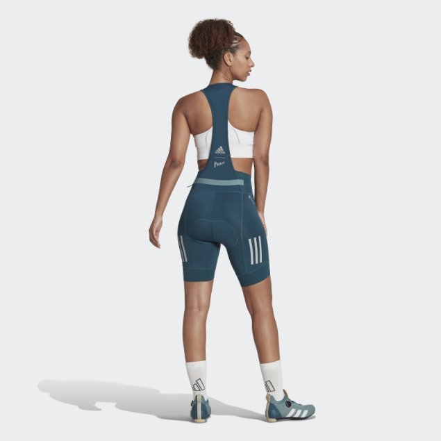 Culotte Con Tirantes De Ciclismo Acolchado The Parley Verde Adidas