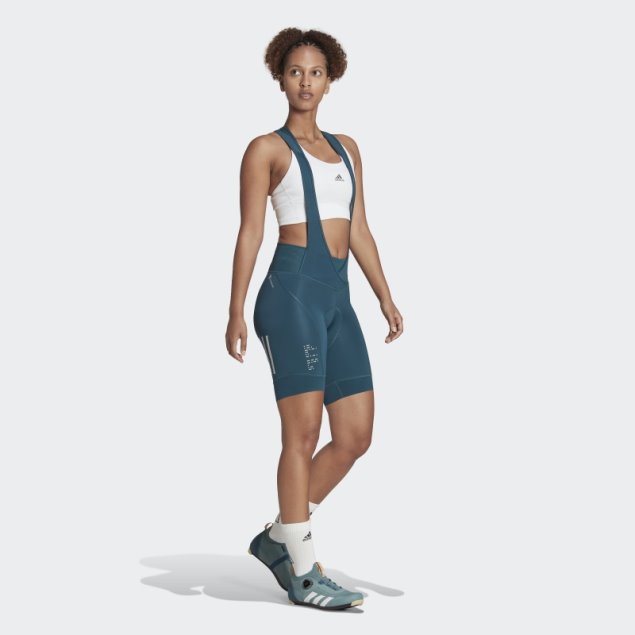 Culotte Con Tirantes De Ciclismo Acolchado The Parley Verde Adidas