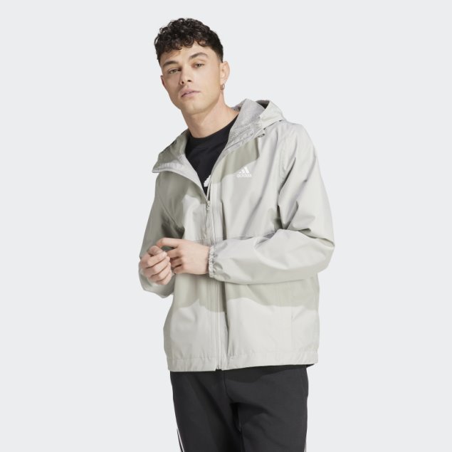 Adidas Chaqueta Gris Metal Essentials Rain.rdy