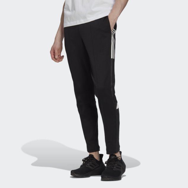 Adidas Joggers Negros Con 3 Rayas