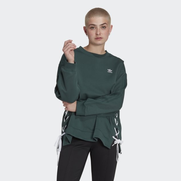 Adidas Sudadera Con Cordones Siempre Original Verde Mineral