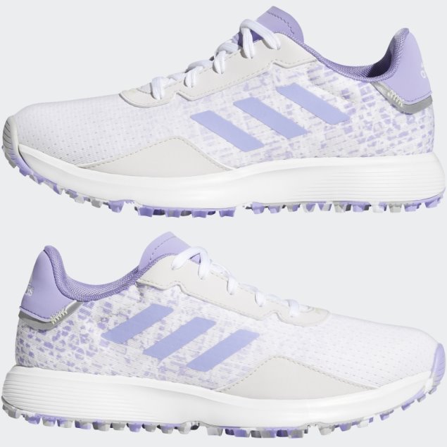 Elegante Gris Adidas Juniors' S2g Zapatos De Golf Sin Clavos