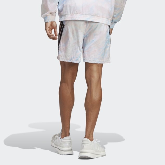 Shorts Blancos Con Estampado De íconos Del Futuro Adidas