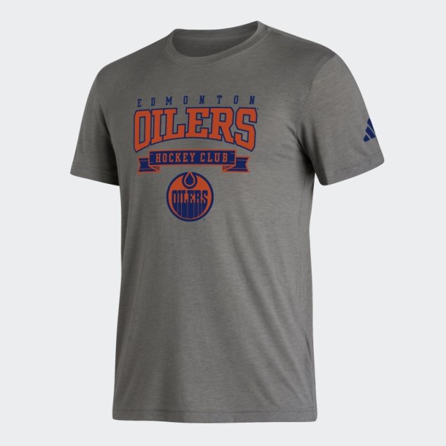 Camiseta Core Heather Adidas Oilers Blend