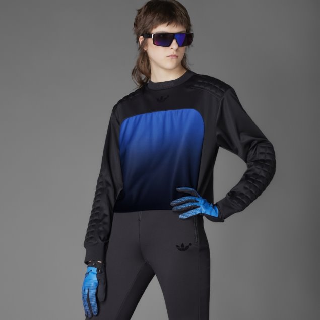 Camiseta De Portero Adidas Versión Azul Negra