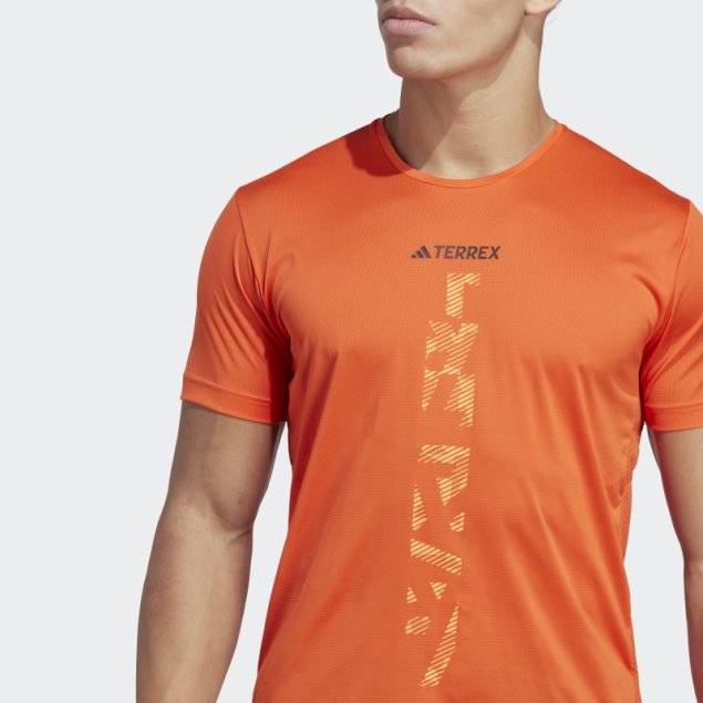 Camiseta Adidas Terrex Agravic Trail Running Naranja